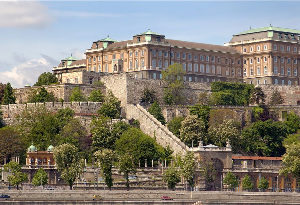 left corner of the Budapest palace